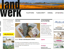 Tablet Screenshot of landwerk.nl